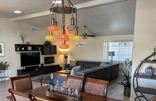 Woodland House | Althea House features a pool, firepit, grilling station, and friendly goats!