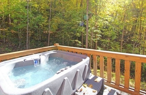 Bryson City Cabin | Altitude Adjustment - Two King Suites with Two Hot Tubs