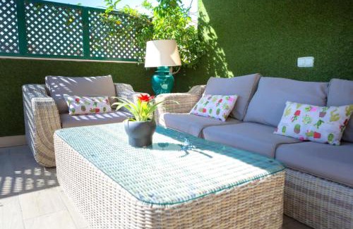 Parque Ayala Apartment | AMAIZING ROOFTOP, 70 M TERRACE,Pool,BEACH,PARKING