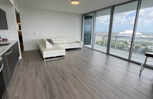 Allapattah Apartment | Amazing 2 Bed Room 2 bath Miami High rise with water views