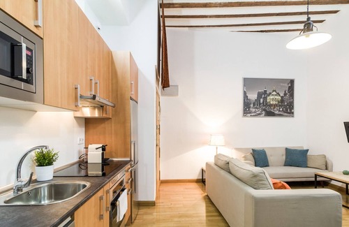 Palacio Apartment | Amazing ground floor for 6 with AC and internet located in Madrid city center!