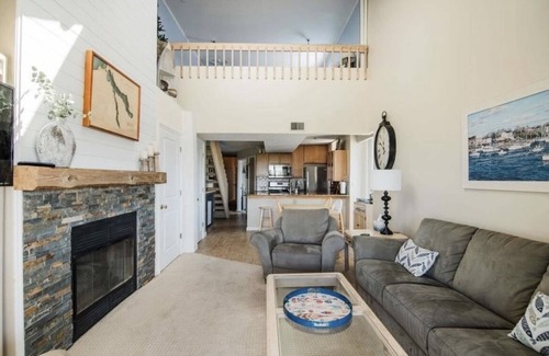 Boyne City Condo | AMAZING LOCATION! Condo in Heart of Downtown-Walk to Restaurants, Shops & Beach