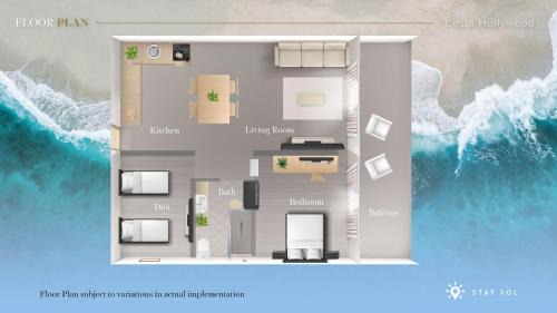 Hollywood Apartment | Amazing Pool - Hot Tub - Hollywood Beach Haven