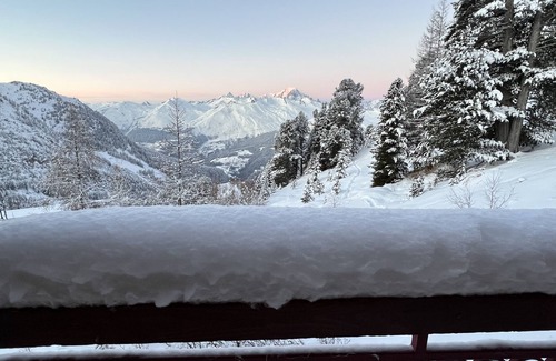 Arc-2000 Apartment | Amazing ski location. Great views of Mt Blanc.