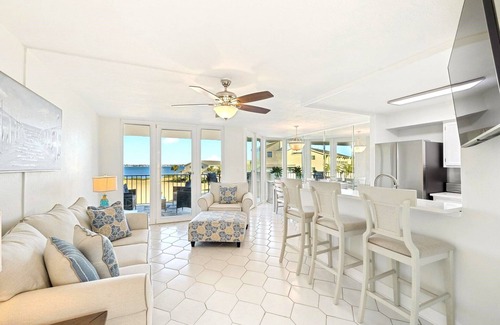 Pensacola Beach Condo | Amazing Sound View, Gulf View and Short Walk to Beach and Peg Leg Petes!
