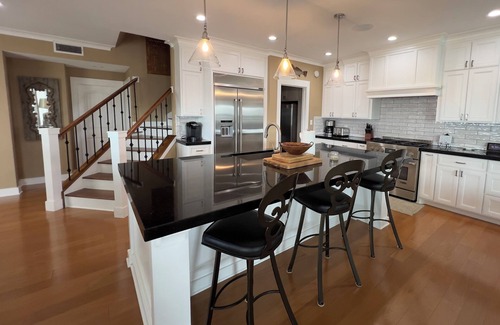 Pirates Beach House | Amazing views of the gulf from the decks. Welcoming open floor plan.