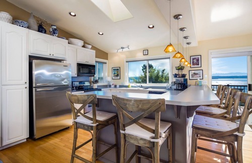 Camano Island House | Amazing views, plenty of room to relax with AC and games for both inside & out