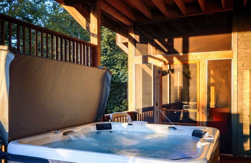 My Mountain Cabin | AMONG THE PINES - Luxury cabin with excellent privacy, amenities, and views.