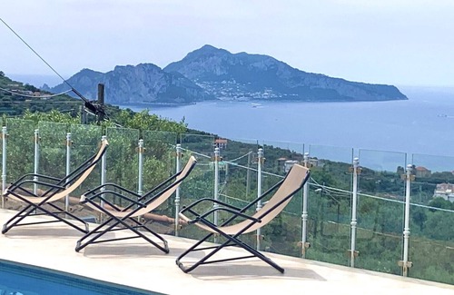 Schiazzano Villa | AMORE RENTALS - Villa Giulia with Private Pool, Sea View, Terraces and Parking