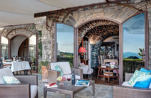 Schiazzano Villa | AMORE RENTALS - Villa Relax with External Hydro-Massage Tub, and Sea View