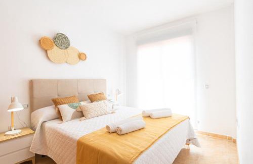 Los Geraeos Apartment | Amplia terraza, hermosa vista al mar, piscina - By Aloha Palma