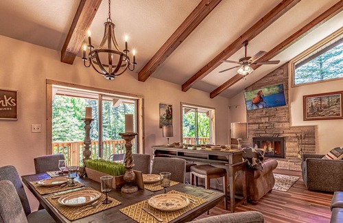 Ruidoso Cabin | Angel Falls, 4 Bedrooms, Overlooks River, Sleeps 12