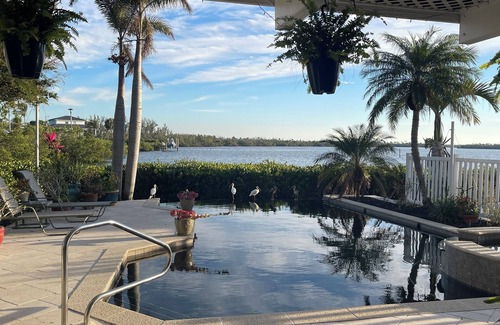 Bokeelia House | Angler's Luxury Waterfront in Bokeelia - Infinity Pool, Dock and Outdoor Bar