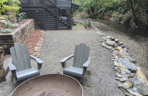 Boone Cottage | Anglers Cottage Fish off the deck Updated mountain cottage on the Middle Fork of the New River