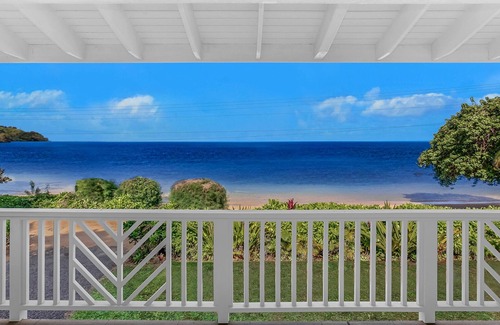Kilauea House | Anini Beach House By Parrish Kauai - oceanfront on Anini Beach great for the fam