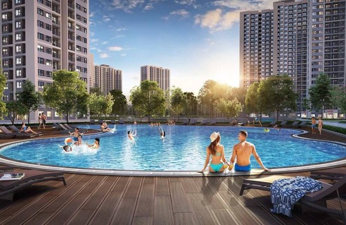 Gia Lam Apartment | Anna's nice and warm 2 BR with lake view - Vinhomes Ocean Park