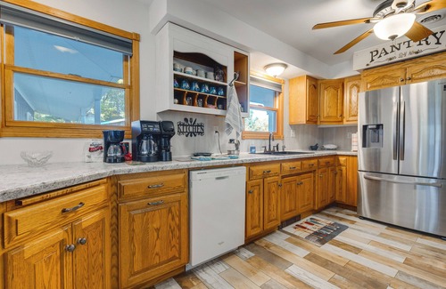 Waupaca House | Antiquing & Fishing: Riverfront Waupaca Home!