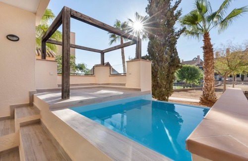 Fuente Alamo de Murcia Apartment | Apartment 'El Oasis Monaco 3 Bajo A' with Shared Pool, Wi-Fi and Air Conditioning