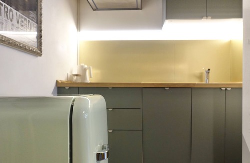 San Cassiano Apartment | Apartment for 3 people on the main square with parking-700 m from the cable car