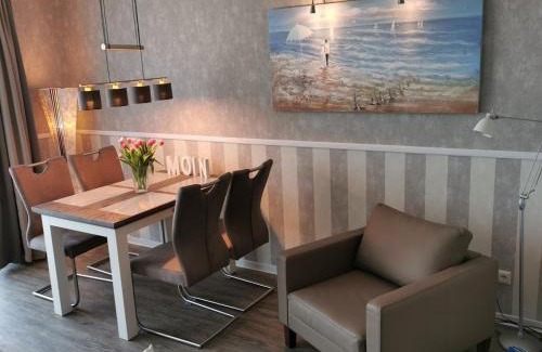 Eckernfoerde Apartment | Apartment 38 "Skippers Topp", Apartmenthaus Hafenspitze,Blickrichtung InnenstadtBinnenhafen
