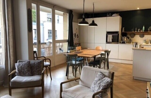 Villette Gare Apartment | Apartment 4 rooms with balcony in Lyon