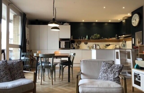 Villette Gare Apartment | Apartment 4 rooms with balcony in Lyon