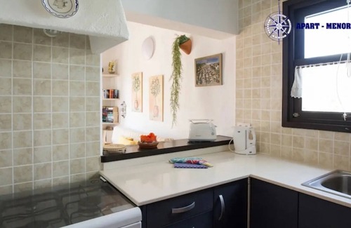 Son Xoriguer Apartment | Apartment 'Apartamento 1 Dormitorio III' with Private Terrace and Shared Garden