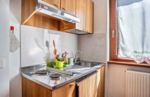 Strembo Apartment | Apartment "Aparthotel Strembo Casinei" with Mountain View & Shared Garden