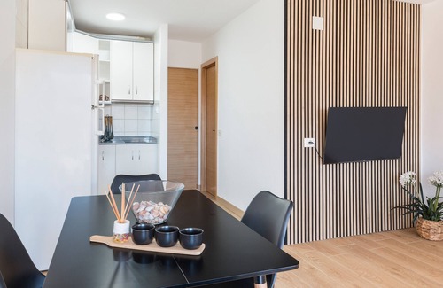 San Javier Apartment | Apartment 'Arena De 2 Mares' with Sea View, Shared Pool and Private Terrace
