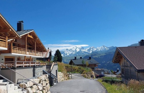 Hauteluce Apartment | Apartment at the entrance to Les Saisies with views of Mont Blanc and the Beaufortain massif