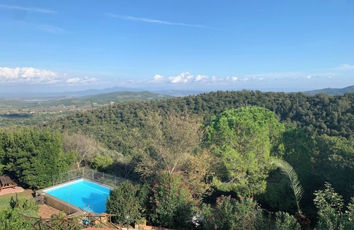 Gavorrano Apartment | Apartment B with a fantastic view to the maremma landscape