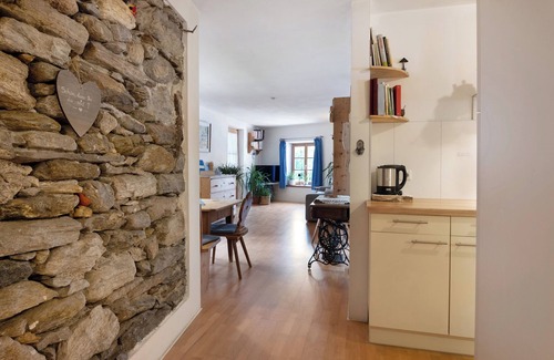 Silandro Apartment | Apartment 'Bachguthof' with Mountain View, Shared Garden and Balcony