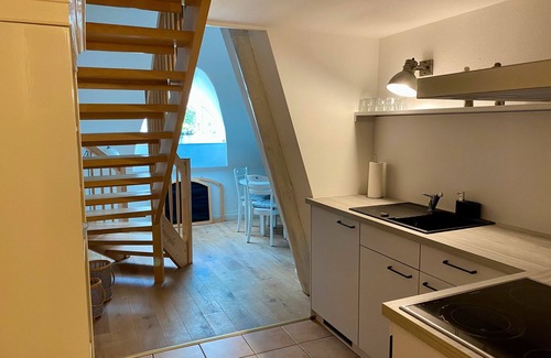 Westerhever Apartment | Apartment 'Bernstein' with Shared Terrace and Shared Garden