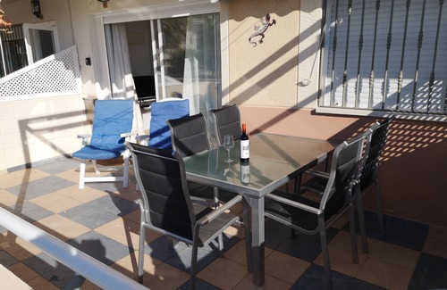 Coveta Fuma Apartment | Apartment "CALA MERCED 11 Large Terrace 100" Close to the Beach with Communal Pool