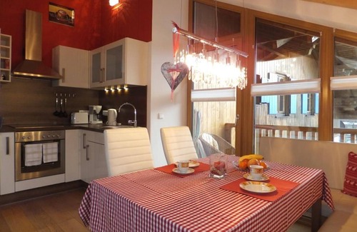 Rieden am Forggensee Apartment | Apartment Alpenstern, living-bedroom with balcony - Haus Alpenperle - Senn