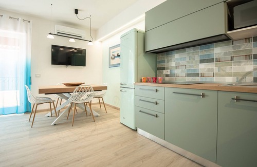 Marina di Campo Apartment | Apartment 'Diamante Blu Mare' with Sea View, Wi-Fi and Air Conditioning
