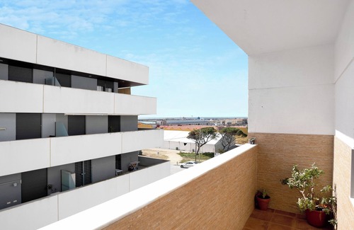 Barbate Apartment | Apartment "El Tajo" with Sea View, Private Terrace & Wi-Fi