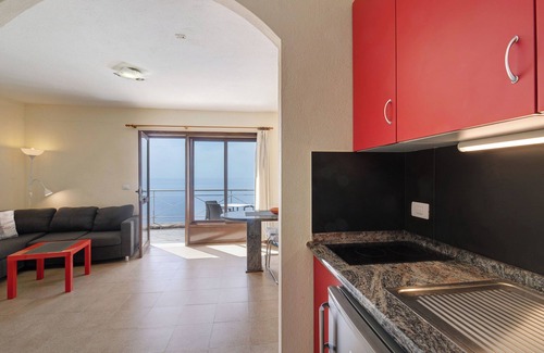 Puerto Naos Apartment | Apartment 'Moijama 10' with Sea View, Shared Pool and Wi-Fi