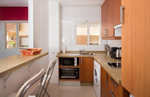 Rincon de la Victoria House | Apartment "Studio 2 Sea front" At the Beach with Sea View