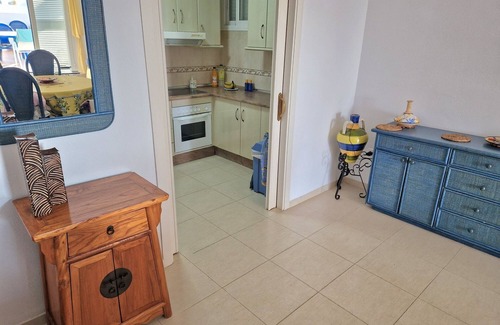 La Parata Apartment | Apartment in Mojacar Playa with large terrace, UKTV, WiFi & parking. Lift access