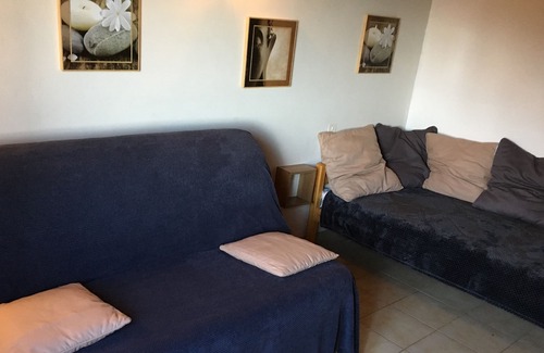 Speloncato Apartment | Apartment F2n ° 2 with modular living room in bedroom; ground floor. magnificent view