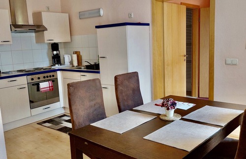 Pirna Apartment | Apartment 'Ferienwohnung Weisses Ross 3' with Shared Terrace and Wi-Fi