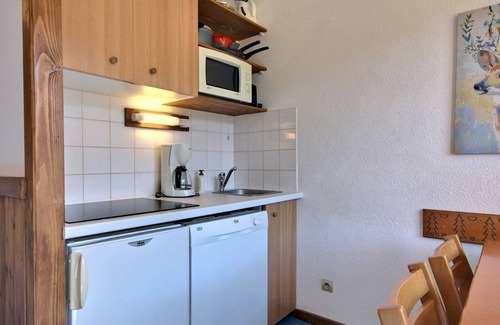 Plagne Soleil Apartment | Apartment for 4/5 people, ski-in ski-out, with balcony