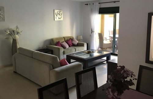 Guadalmina Apartment | Apartment 'Guadalcantara Golf' with Terrace, Shared Pool & Wi-Fi