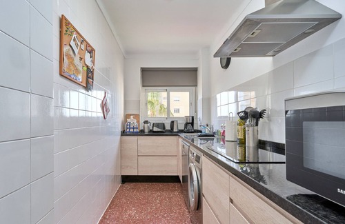 Algarrobo Apartment | "Apartment in Algarrobo Costa" with Sea View, Pool, Wi-Fi, A/C, Terraces & Garden