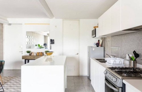 La Condesa Condo | Apartment in Condesa with views of Chapultepec Castle. Gym, pool & parking