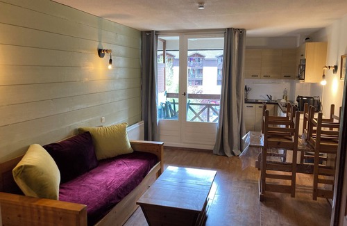 Brides-les-Bains Apartment | Apartment in Les Cybèles condominium with swimming pool
