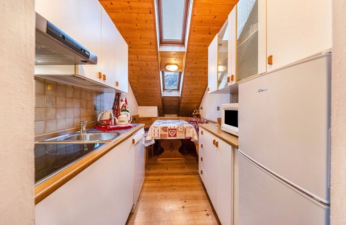 San Giovanni di Fassa Apartment | Apartment 'Ciasapiz Aloch' with Mountain View, Balcony and Wi-Fi