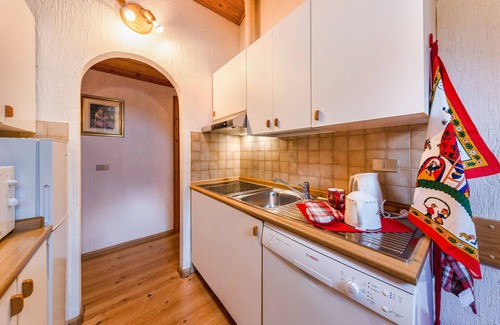 San Giovanni di Fassa Apartment | Apartment 'Ciasapiz Aloch' with Mountain View, Balcony and Wi-Fi