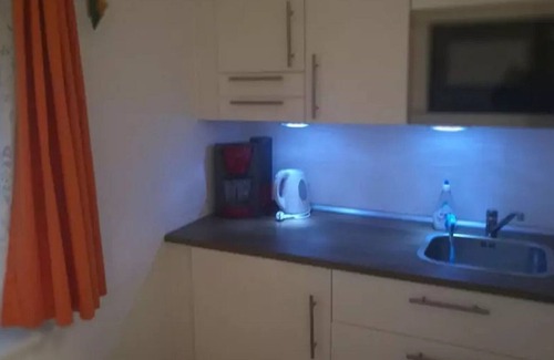 Laubegast Apartment | Apartment, kitchen, bathroom, 40 sqm terrace